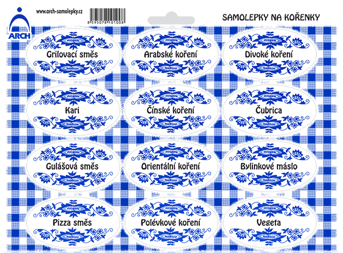 Modrý cibulák - Grilovací směs