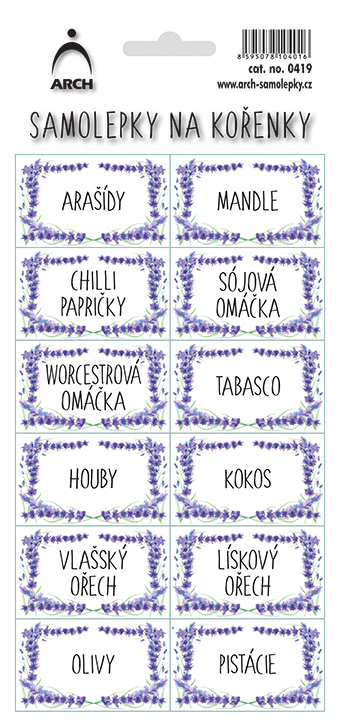 Levandulové - Arašídy