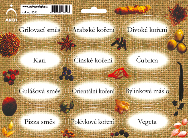 Barvotisk - Grilovací směs