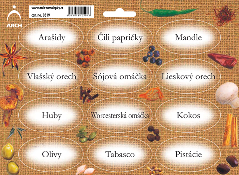 Barvotisk - Arašidy