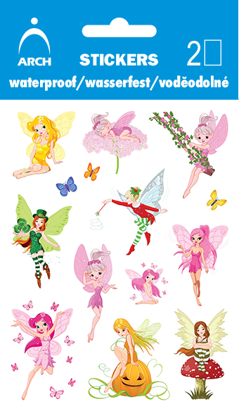 Voděodolné samolepky - víly 02