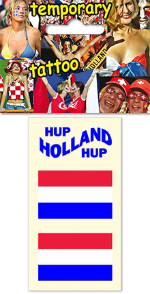 Temporary tattoo for fans - Netherlands
