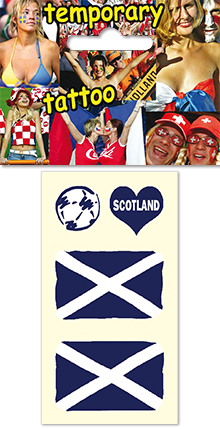 Temporary tattoo for fans - Scotland