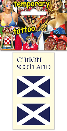 Temporary tattoo for fans - Scotland