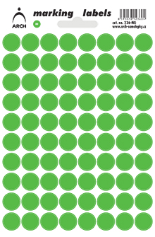 Neonová kolečka 12 mm - zelená