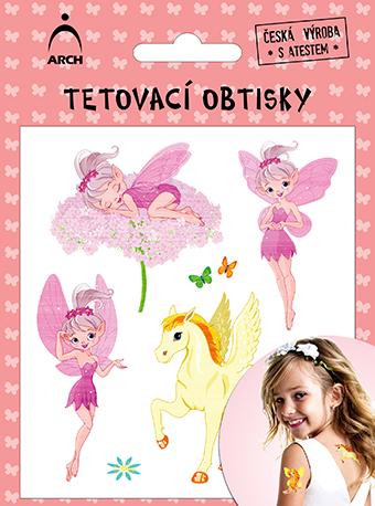 Dětské tetovací obtisky - víly 02