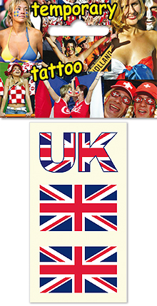 Temporary tattoo for fans - Great Britain
