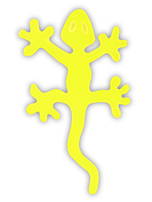 Reflexní samolepka - Ještěrka