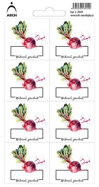 ČERVENÁ ŘEPA - Natural product - 8 voděodolných et