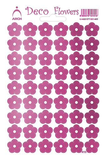 Květinky růžové - Deco Flowers