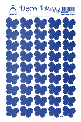 Motýlci modří - Deco Butterflies