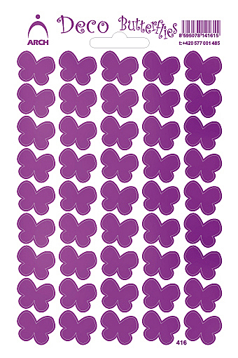 Motýlci fialoví - Deco Butterflies