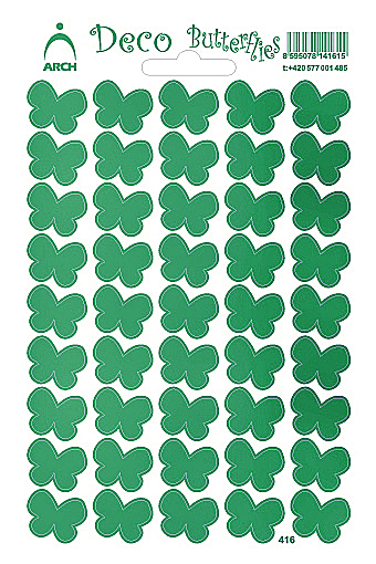 Motýlci zelení - Deco Butterflies