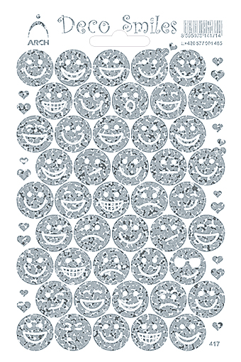 Smajlíci - Deco Smile - MIX po 5 kusech