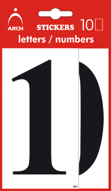 MAXI Čísla 0-9, výška 100 mm