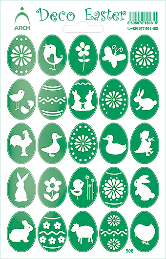 Zelená vajíčka - Deco Easter