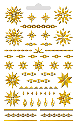 Vodové obtisky kraslicové - MIX po 5 kusech