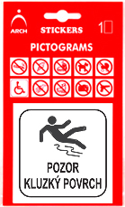 Pozor kluzký povrch