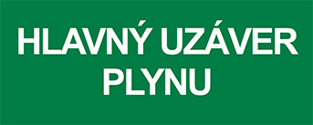 HLAVNÝ UZÁVER PLYNU
