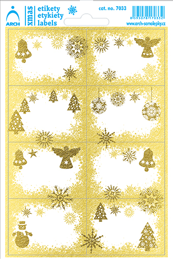 Zlatá námraza a vánoční obrázky