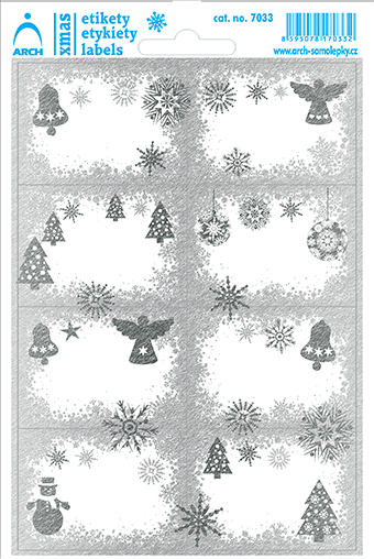 Stříbrná námraza a vánoční obrázky