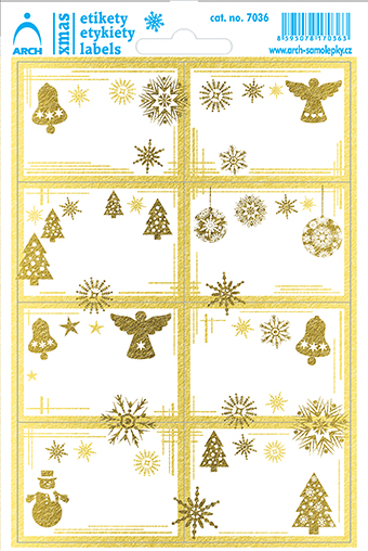 Zlaté linky a vánoční obrázky