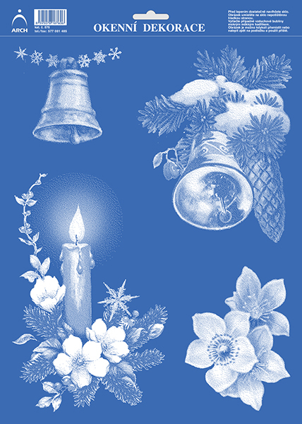 Vánoční zvonek a svícen