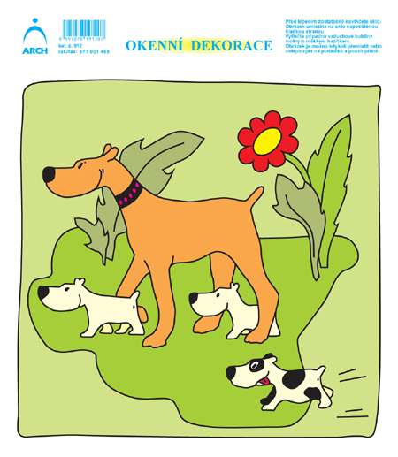 Pejskové - zelenkavé pozadí