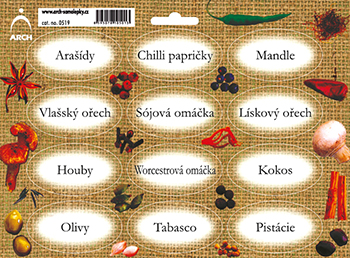 Barvotisk - Arašídy