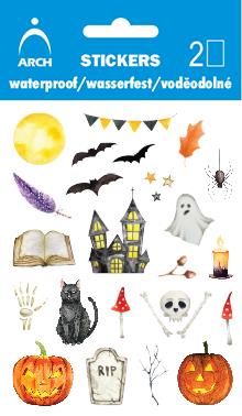 Voděodolné samolepky - Halloween 01