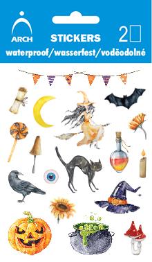 Voděodolné samolepky - Halloween 02