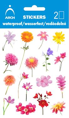 Voděodolné samolepky - kvítí 01 zvoneček