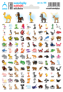 Školní minisamolepky - MIX po 5 kusech