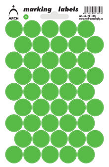 Neonová kolečka 17 mm - zelená