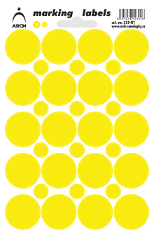 Neonová kolečka 25 mm - MIX po 5 kusech