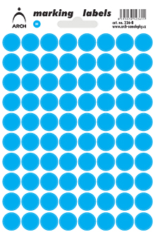 Samolepicí kolečka 12 mm - modrá