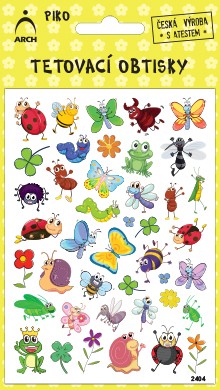 Dětské piko tetovací obtisky - berušky a hmyzáčci
