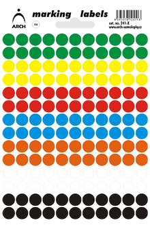 Samolepicí kolečka 8 mm - různobarevná