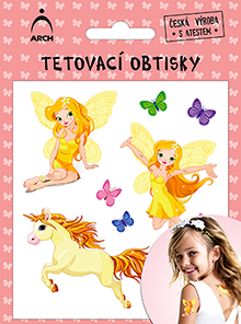 Dětské tetovací obtisky - víly 01