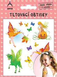 Dětské tetovací obtisky - víly 04