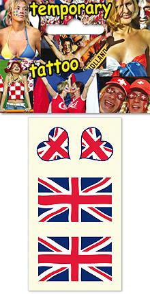 Temporary tattoo for fans - Great Britain