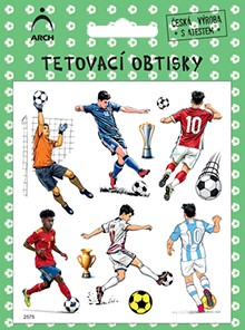 Dětské tetovací obtisky - fotbalisti 01