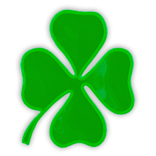 Reflexní samolepka - Čtyřlístek