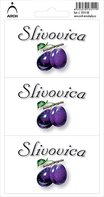 DOMÁCE PÁLENKY - slivovica - 3 etikety