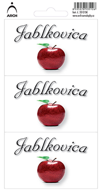 DOMÁCE PÁLENKY - jablkovica - 3 etikety