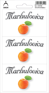 DOMÁCE PÁLENKY - marhuľovica - 3 etikety