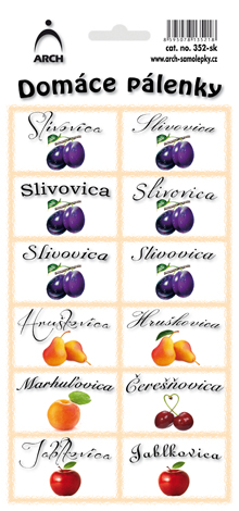 DOMÁCE PÁLENKY - různé druhy
