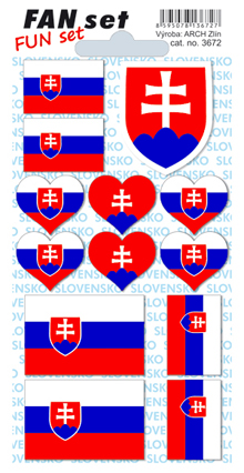 Samolepky FAN set - SR