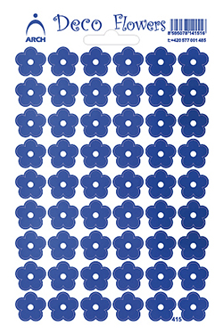 Květinky modré - Deco Flowers