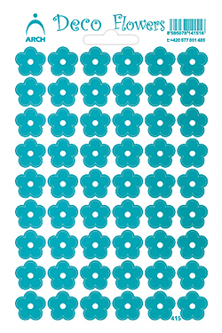 Květinky tyrkysové - Deco Flowers